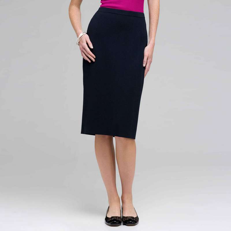 Long Pencil Skirt, Ink, large image number 0